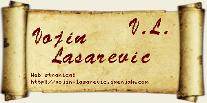 Vojin Lašarević vizit kartica